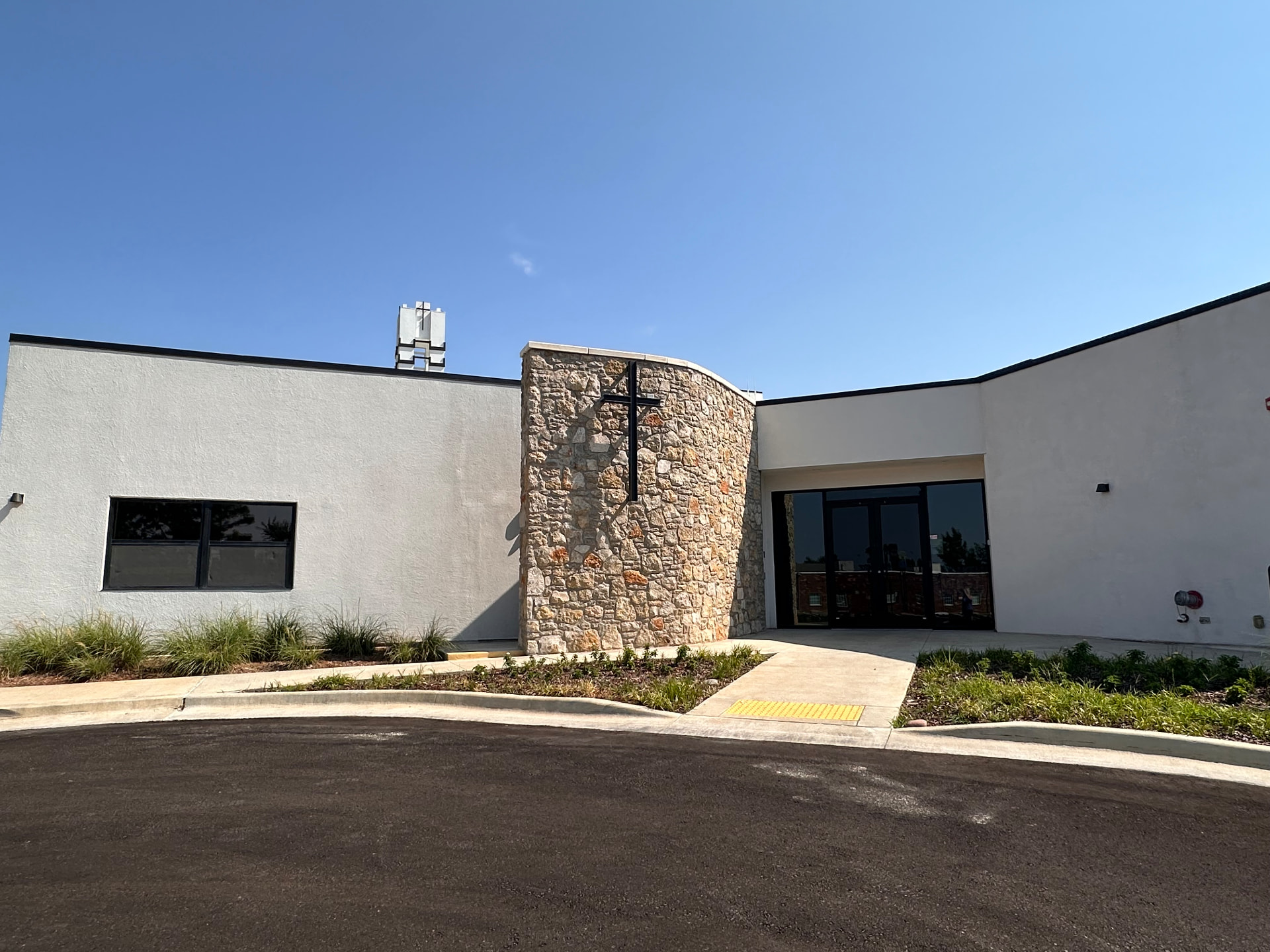 Christ the Redeemer church exterior in Tulsa